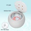 Ultrasonic UV Cleaner for Dentures Aligner Retainer Cleaning Device Machine Whitening Tray Jewelry Diamond Ring