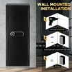 Security Box Digital Safe Electronic 80L Key Lock Fingerprint Steel Money Jewellery Cash Deposit Password Home Office