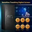 Security Box Digital Safe Electronic 60L Key Lock Fingerprint Steel Money Jewellery Deposit Cash Password Home Office