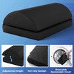 Foot Rest for Under Desk at Work-Versatile Foot Stool with Washable Cover-Comfortable Footrest with 2 Adjustable Heights,Black