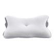 Contour Bed Pillow Cervical Memory Foam Cushion Neck Shoulder Support Ergonomic Pain Relief Side Back Stomach Sleeper Breathable Pillowcase