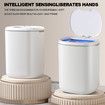 Smart Trash Bin 20L Sensor Rubbish Recycling Waste Bin Automatic Motion Toliet Basket Kitchen Garbage Can White