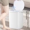 Smart Trash Bin 20L Sensor Rubbish Recycling Waste Bin Automatic Motion Toliet Basket Kitchen Garbage Can White