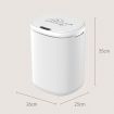 Smart Trash Bin 20L Sensor Rubbish Recycling Waste Bin Automatic Motion Toliet Basket Kitchen Garbage Can White