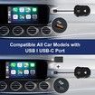 2-in-1 Wireless CarPlay and Android Auto Dongle Converts Wired Apple CarPlay to Wireless Fast Auto Connect Compatible with iOS and Android