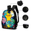 16 Inch Backpack Kids Backpack School Bookbag with strap bag Pencil Case Middle High School Backpack for Teen Boys Girls