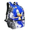 3D Dual-Sided Sonic the Hedgehog Primary Middle School Student Backpack Children's Kids Teens Shoulder Bag