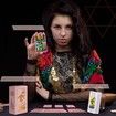 Pink Tarot Cards with Guide Book Waterproof and Wrinkle Resistant Tarot Gold Foil Tarot Cards for Beginners Pink Tarot Decks with Meanings on Them Gold Tarot Cards