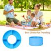 Snack Bowl for Stanley Cup, Reusable Snack Ring Compatible with Stanley Quencher H2.0 40OZ Tumbler (Blue, 40OZ)