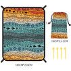 Bohemian Beach Mat Quick Drying Anti Splashing Moisture-proof Mat Outdoor Picnic Mat Camping Blanket Beach Mat