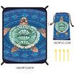 Bohemian Beach Mat Quick Drying Anti Splashing Moisture-proof Mat Outdoor Picnic Mat Camping Blanket Beach Mat