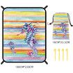 Bohemian Beach Mat Quick Drying Anti Splashing Moisture-proof Mat Outdoor Picnic Mat Camping Blanket Beach Mat