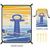 Bohemian Beach Mat Quick Drying Anti Splashing Moisture-proof Mat Outdoor Picnic Mat Camping Blanket Beach Mat