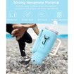 Water Bottle Carrier Bag with Phone Pocket for Stanley 40 or 30 oz Tumbler Neoprene Water Bottle Holder Pouch Blue