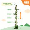 5 Level Cat Tree Tower Sisal Scratching Post Stand Furniture Scratcher Cave Activity Centre Condo Hammock Gym Platform Floor to Ceiling 232cm to 282cm