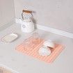 1 pack Pink 30*40cm Silicone Dish Drying Mat for Multiple Usage,Easy clean,Eco-friendly,Heat-resistant,for Counter,Sink,Refrigerator or Drawer liner