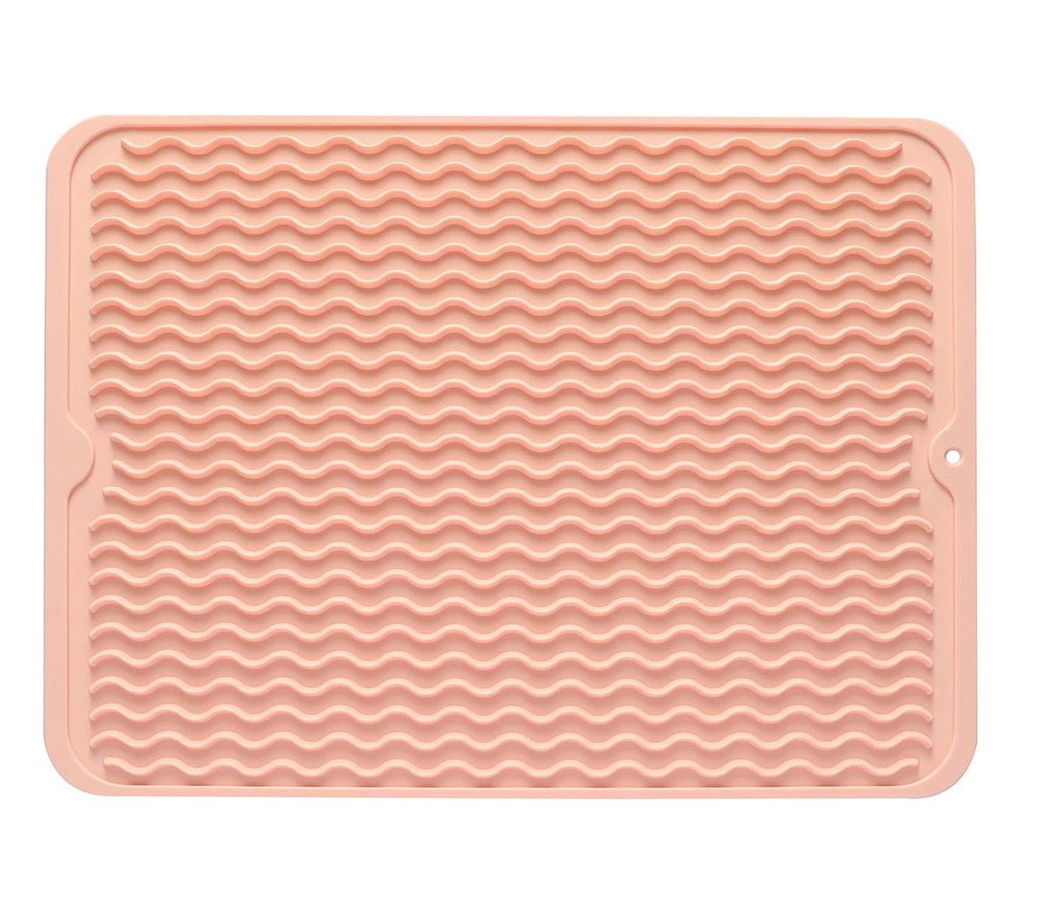1 pack Pink 30*40cm Silicone Dish Drying Mat for Multiple Usage,Easy clean,Eco-friendly,Heat-resistant,for Counter,Sink,Refrigerator or Drawer liner