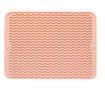 1 pack Pink 30*40cm Silicone Dish Drying Mat for Multiple Usage,Easy clean,Eco-friendly,Heat-resistant,for Counter,Sink,Refrigerator or Drawer liner