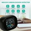 Infrared CO2 Meter High Accuracy Clear Display Compact Infrared Thermometer Hygrometer with Alarm Function for Office Hotel.