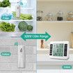 Indoor Outdoor Thermometer, Freezer Refrigerator Fridge Thermometer Digital with 2 Sensors, Wireless Temperature Alarm, Min/Max Trend Display