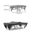 Ping pong table cover outdoor waterproof, Table Tennis Covers, Black 280 x 152 x 76 cm