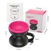 Electric Makeup Brush Cleaner Machine,Portable Automatic USB Cosmetic Brushes Cleaner Cleanser Tool for All Size Beauty Makeup Brush Set,Liquid Foundation,Contour,Eyeshadow,Blush Brush (Black+Pink)