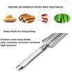 Kitchen vegetable peeler, Stainless steel rotary peeler for vegetable and carrot fruit