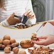 Pecan Nut Cracker, Walnut Plier Opener Tool with Non slip Handle