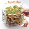 Dehydrator Rack Stand Stainless Steel Accessories Pressure Cooker Air Fryer Compatible 65Qt 8Qt Instant Pot Duo Crisp Kitchen Food Drying Mesh Tray