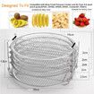 Dehydrator Rack Stand Stainless Steel Accessories Pressure Cooker Air Fryer Compatible 65Qt 8Qt Instant Pot Duo Crisp Kitchen Food Drying Mesh Tray