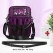 Nurse Fanny Pack with Tape Holder,Multi Compartment Medical Gear Pocket Belt Bag Nursing Organizer Pouch,Utility Waist Pack for Stethoscopes,Bandage Scissors Other Medical Supplies (Purple)
