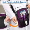 Nurse Fanny Pack with Tape Holder,Multi Compartment Medical Gear Pocket Belt Bag Nursing Organizer Pouch,Utility Waist Pack for Stethoscopes,Bandage Scissors Other Medical Supplies (Purple)