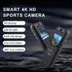 HD 4K DV Sports Camera Night Vision WIFI Outdoor Sports Bicycle Driving Recorder with Back Clip Law Enforcement Recorder