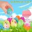 12 pcs Easter eggs toy inside party gift Squishy kids toy Lucky Draw surprise Blind Box