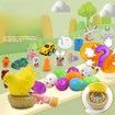 12 pcs Easter eggs toy inside party gift Squishy kids toy Lucky Draw surprise Blind Box