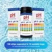 100-Pack Universal pH Test Strips Full Range 0-14 Quick Testing for Urine Saliva Drinking Water and Aquariums