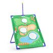 3 in 1 Golf Throwing Game Set for Kids -Golf Game,12 Golf Ball,12 ferrules,6 sandbags,Golf Clubs, Indoor Outdoor Birthday Gifts for Girls Boys