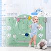 Baby Playpen 18 Panels Safe Fence Kids Enclosure Kidbot Activity Centre Safety Barrier Foldable Gate Play Yard Rabbit Design