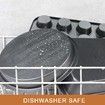 5 PCS Nonstick Bakeware Set, Baking Pans Set with Round and Square Cake Pan, Loaf Pan, Muffin Pan & Roasting Pan,Dishwasher Safe,Easy Clean,Oven Safe