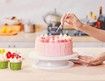 71 PCS Cake Decorating Supplies Kit with Cake Turntable,12 Icing Piping Tips,2 Spatulas,3 Icing Comb Scraper,50+2 Piping Bags and 1 Coupler for Baking