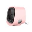 Portable Air Conditioner Fan, 3 Speed Rechargeable Evaporative Air Cooler, Mini AC Desktop Fan for Room Home Bedroom Office Indoor Outdoor Color Pink