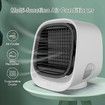 Portable Air Conditioner Fan, 3 Speed Rechargeable Evaporative Air Cooler, Mini AC Desktop Fan for Room Home Bedroom Office Indoor Outdoor Color Pink