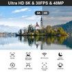 5K Video Camera Camcorder,48MP UHD Wifi IR Night Vision Vlogging Camera for YouTube,Touch Screen Vlog Camera with External Microphone,Lens Hood,Stabilizer,Remote,2 Batteries