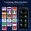 AI Language Translators,Instant Translator,Portable Translator Device with 138 Languages & 4.1" Touch Screen,Smart Voice Photo Translator Real Time,Offline Online Translation for Travel