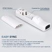Wii Remote Controller with Nunchuck Compatible with Wii and Wii U in 2-Pack White