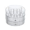 Rotating Makeup Organiser Jewellery Storage Organizer Box Cosmetic Case Holder 6 Drawers Portable Display Stand Container 360 Degree Spinning Transparent