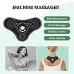 8 Modes Electric EMS Massager Cervical Muscle Stimulator Relief Neck Back Leg Relaxation Tool Mini Pads