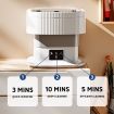 Portable Washing Machine Mini Washer Foldable 11L Semi Auto Domestic Appliance Domestic Grey