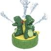 Outdoor Water Spray Sprinkler  Summer Outside Toys Backyard Games(Dark Green)