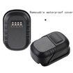 Key Lock Box Wall Mounted Aluminum alloy Key Safe Box 4 Digit Combination Key Storage Lock Box Indoor Outdoor Keys Storage Box Col Black
